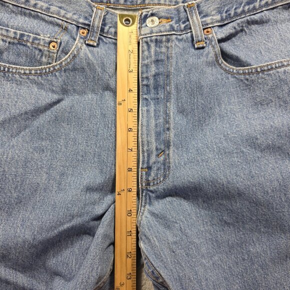 Levi's 550 Jeans Mens 34x34 Light Wash Relaxed Fit Tapered Leg Denim Zip Fly Y2K - Picture 9 of 10